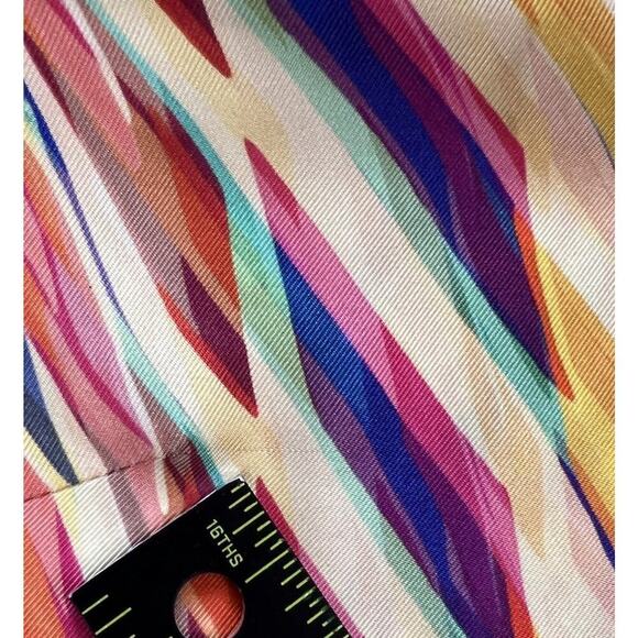 Saloni Jas 100% Silk Long Sleeve Mini Dress Womens Size UK 10 US 6 - Picture 6 of 10